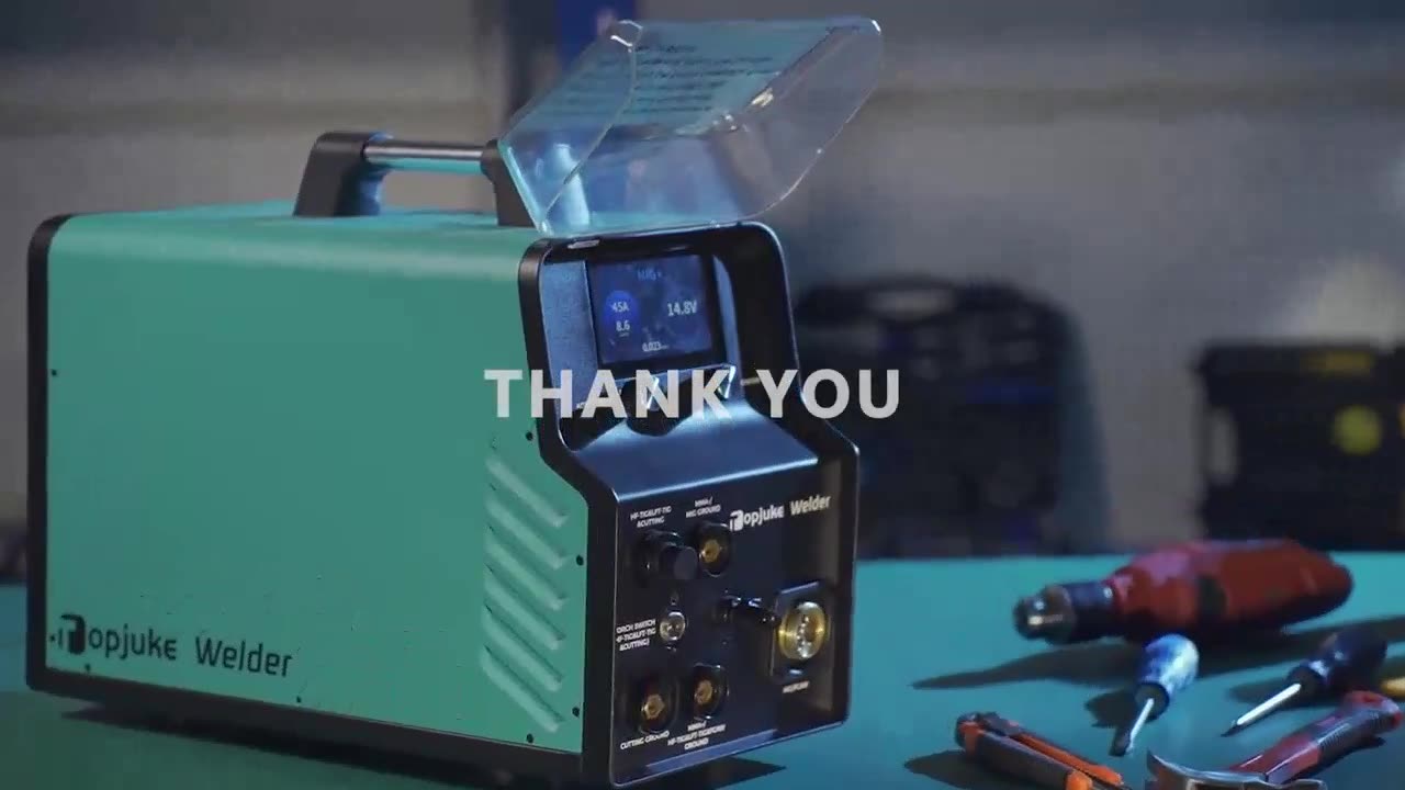 TOPJUKE 9-in-1 Welder & Cutter. Versatile and User-Friendly