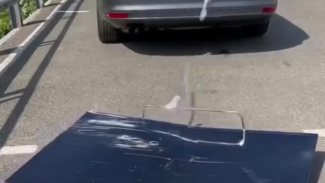 Khaby Lame reacting video on is TV is not fitting in car