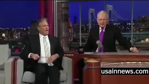 'Jon Stewart On The Late Show With David Letterman' - 2013