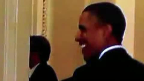 10. OBAMA STRANGE WALK BY 3-13-2013