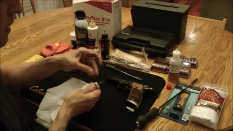 Cleaning and Lubricating a Pistol (Sig Sauer P226 X5)