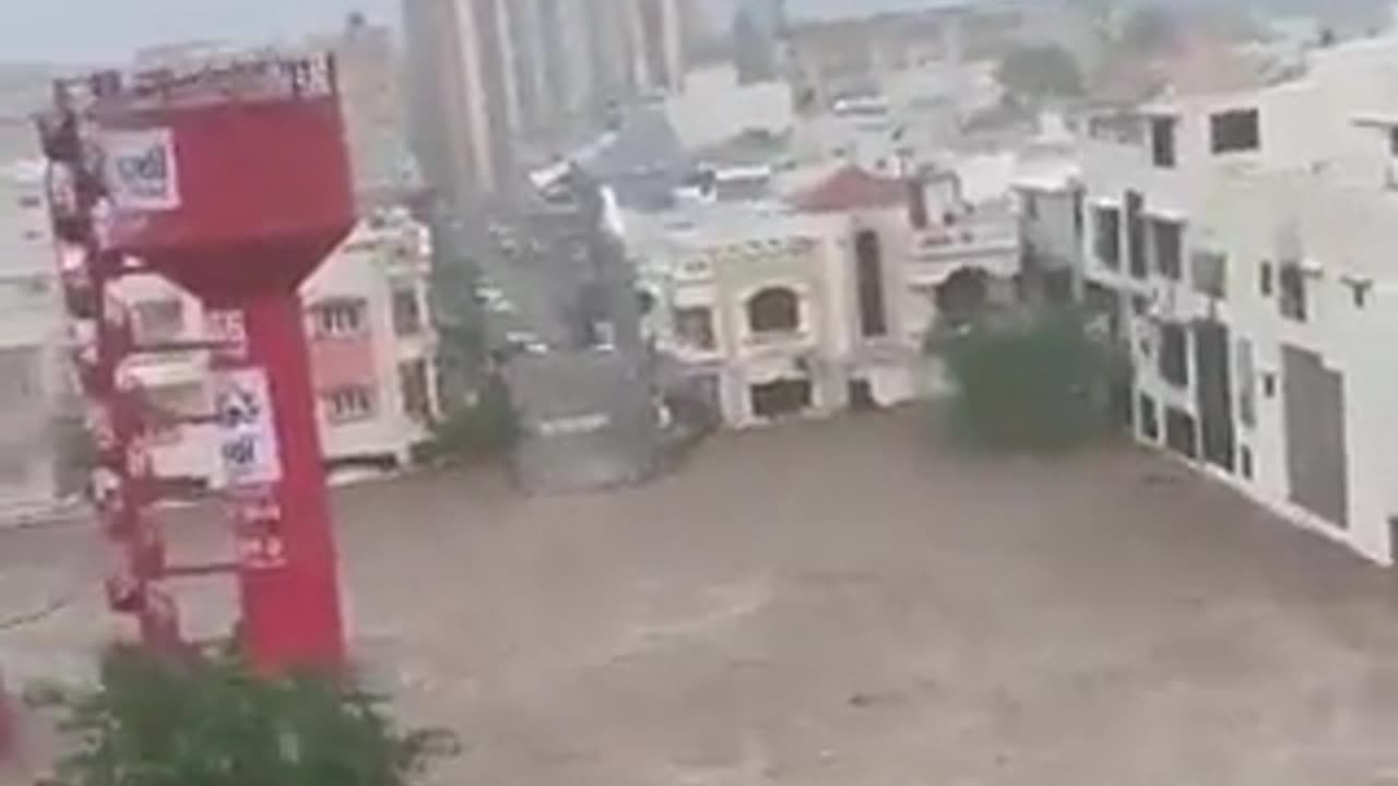 Footage captures terrifying force of monstrous flash flood in Junagadh, Gujarat, India