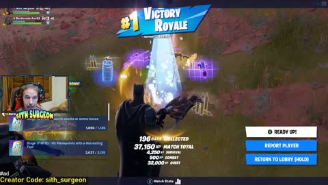 sith_surgeon - Part II of disconnect Stream. Fortnite Live Stream. Fortnite with Followers.