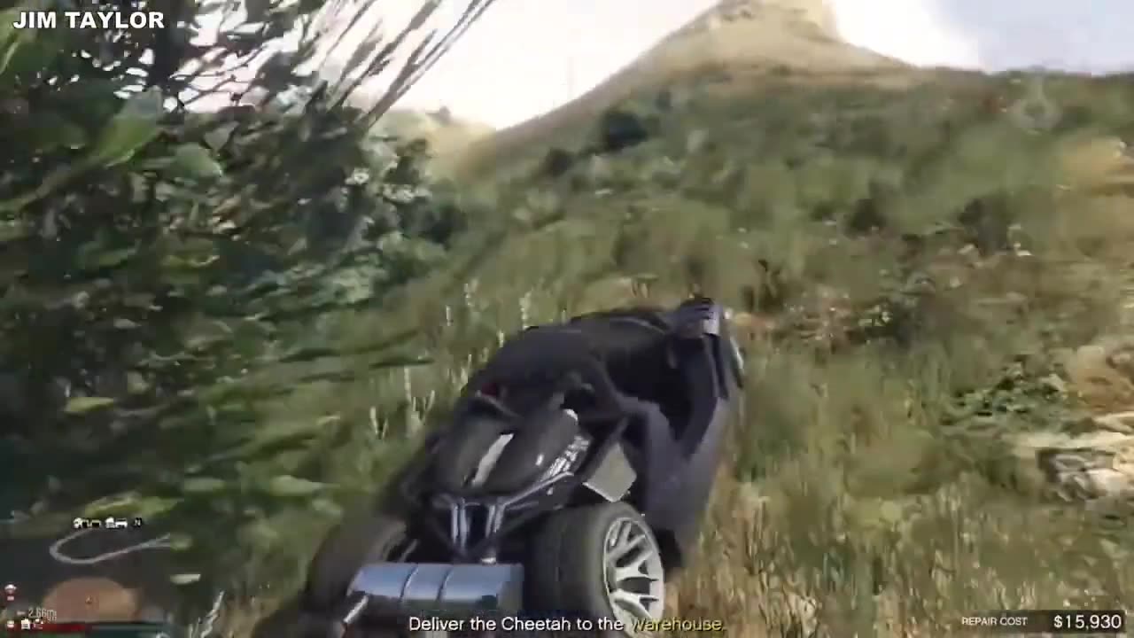 Gta 5 car stunt thug life