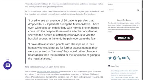 Doctor - “We Were Told to Euthanize Patients to Inflate Covid Death Toll While Hospitals Were Empty”
