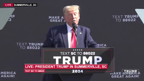 LIVE President Trump in Summerville, SC