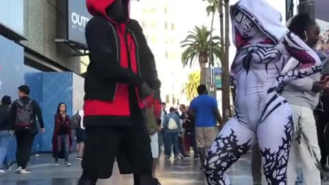 spider man dancing 💃