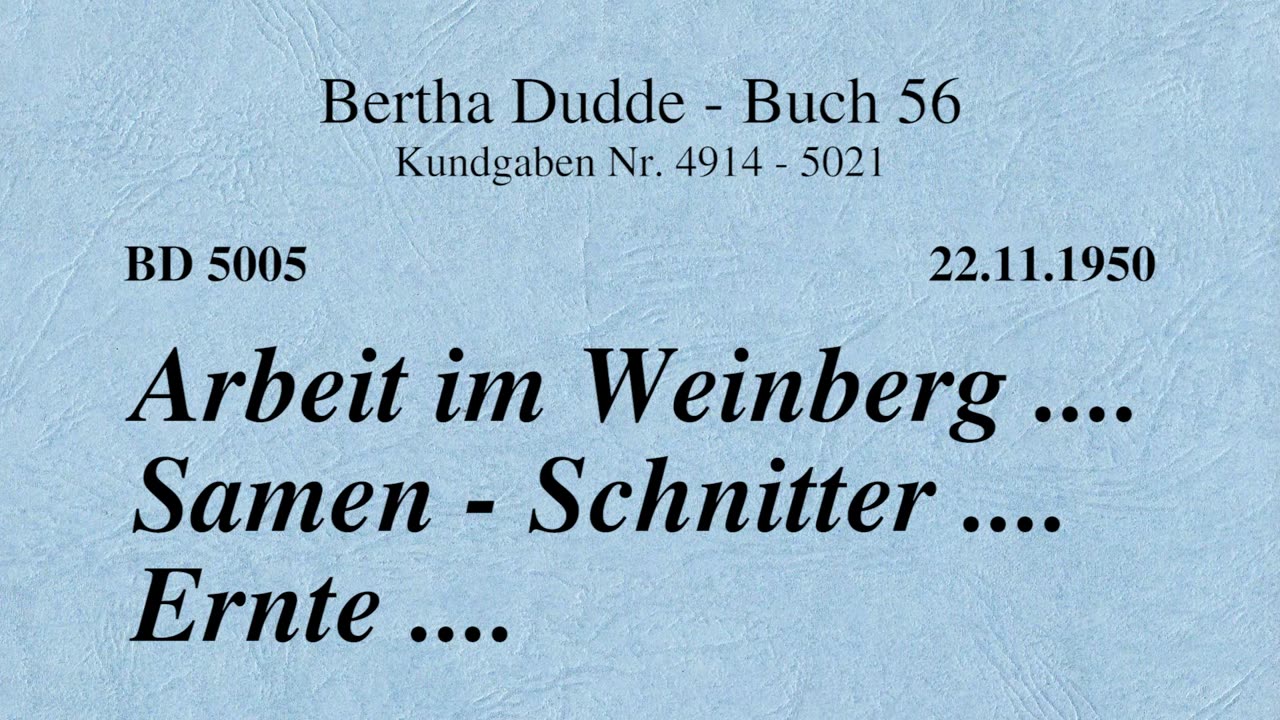 BD 5005 - ARBEIT IM WEINBERG .... SAMEN - SCHNITTER .... ERNTE ....