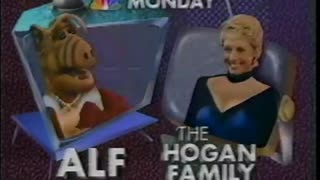 November 26, 1989 - Promos for 'Alf' & 'The Hogan Family'