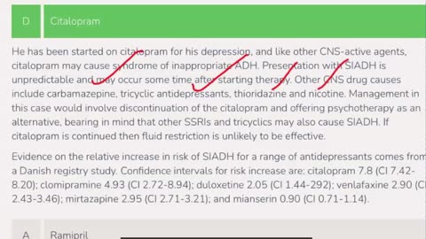 MRCP II Pastest poisoning and medical pharma