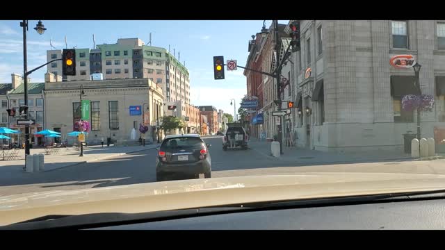 Driving in Kingston Ontario Canada 07 21 2020