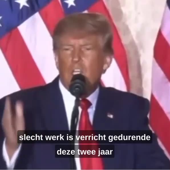 President Trump over de pause