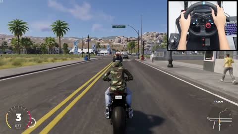 Crazy motorcycle game