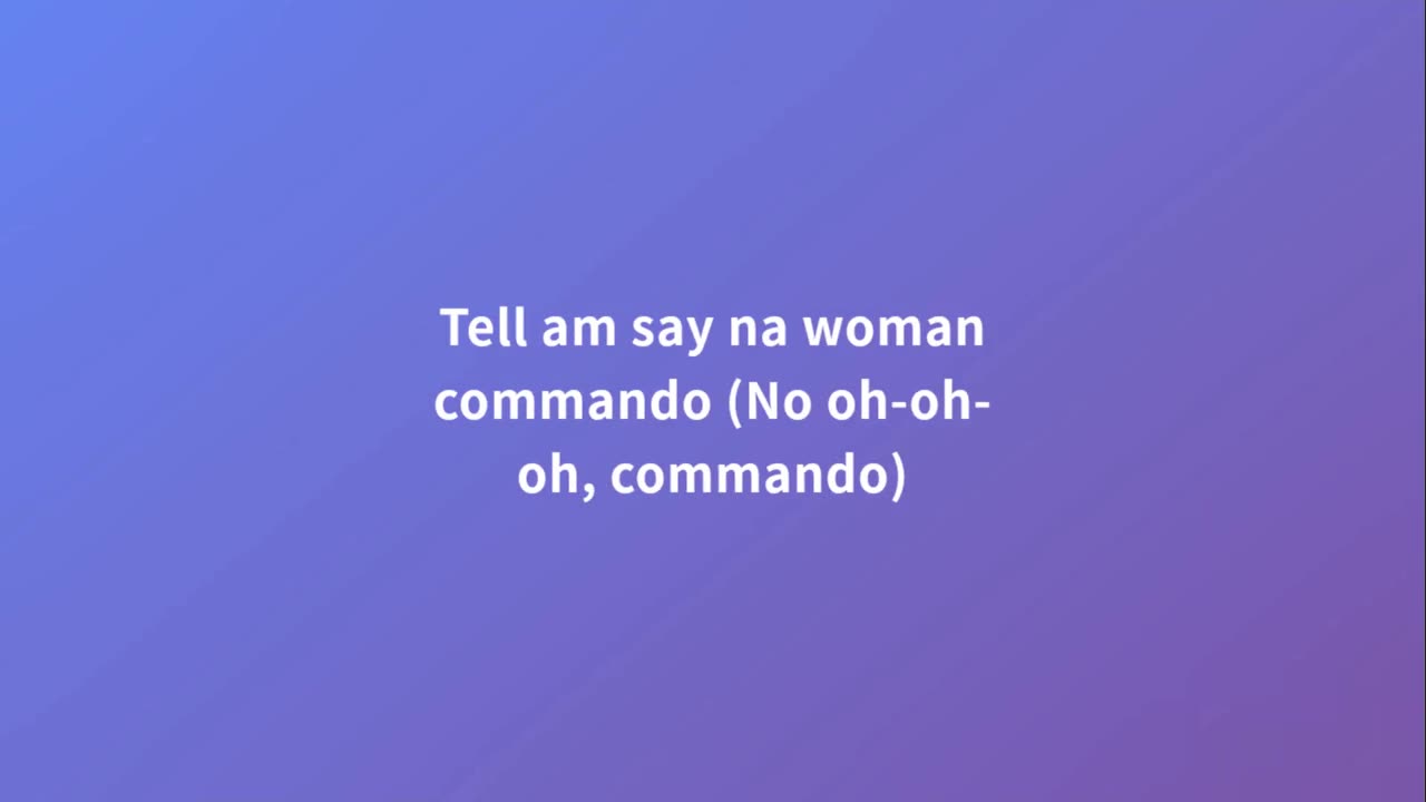 Ayra Starr ''Woman Commando'' ft Anitta and Coco Jones Lyrics