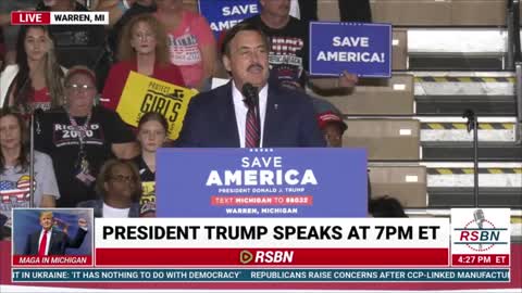 Trump Rally in Michigan: Mike Lindell speaks inMichigan #TrumpWon (Full Speech, Oct 1)