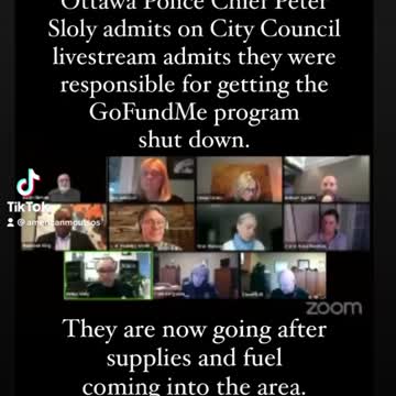 Ottawa police chief admits he shut down the Truckers GoFundMe