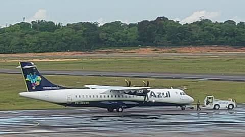 ATR72-600 PR-AKN pushback