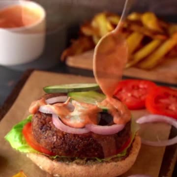 Tasty quinoa red lentil burgers Vegan Recipe