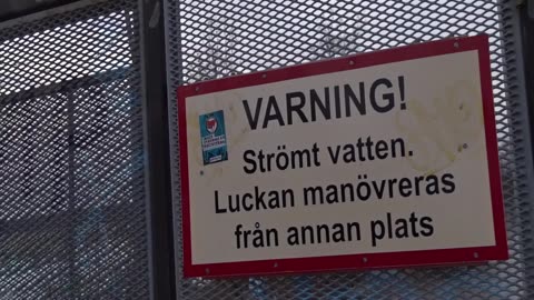 Karlslund, kraftverket. Örebro 12 Jan. 2019