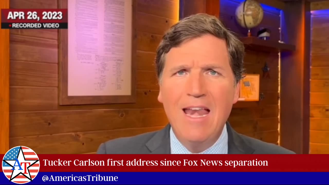 Tucker Carlson First Address Since Fox News Separation