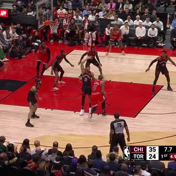 NBA - DeMar DeRozan pump fakes and gets the and-1 💪 Bulls-Raptors
