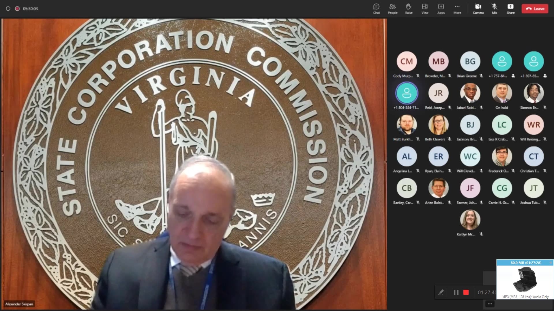 SMART Meters: Public Testimony to SCC about Dominion Energys current and proposed opt-out meter policy and charges (Nov 20 PM Session)