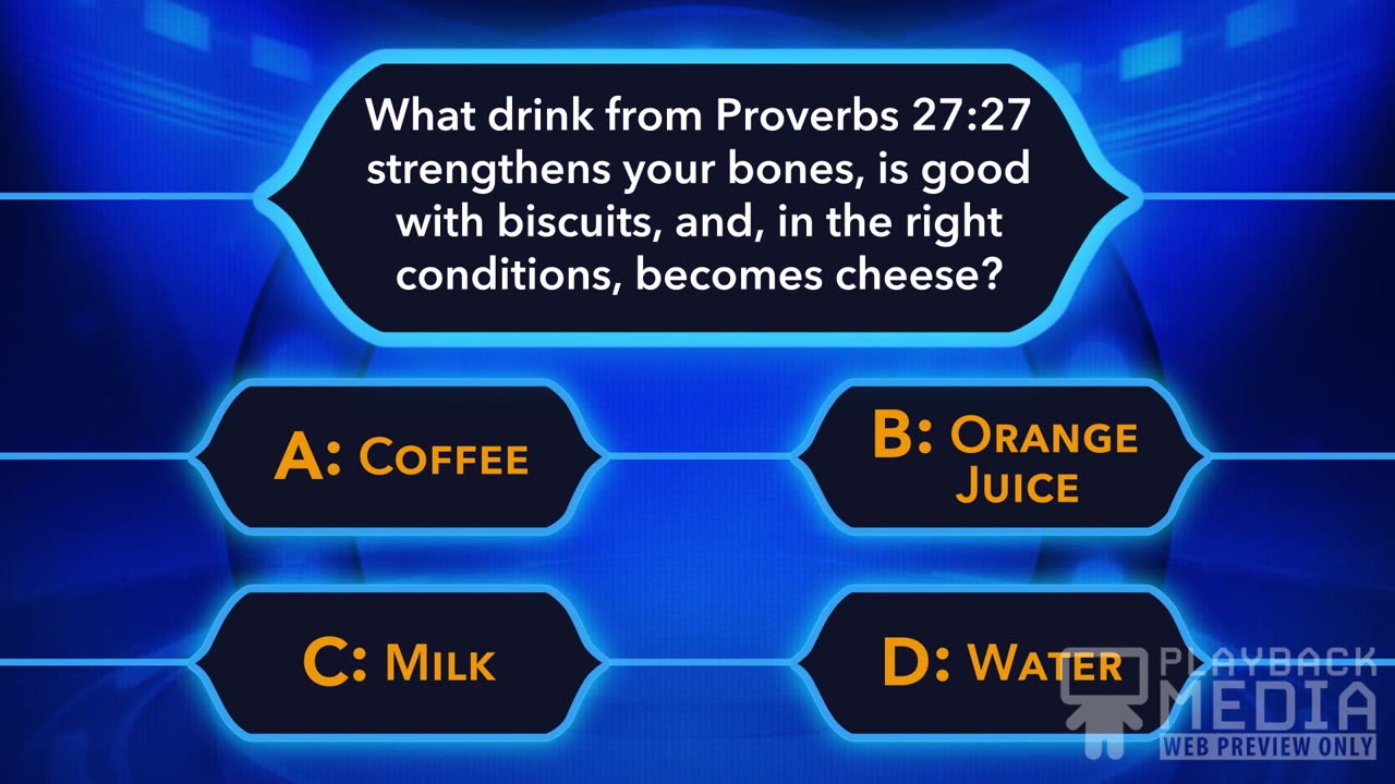 Food in the Bible Trivia Game for Kids