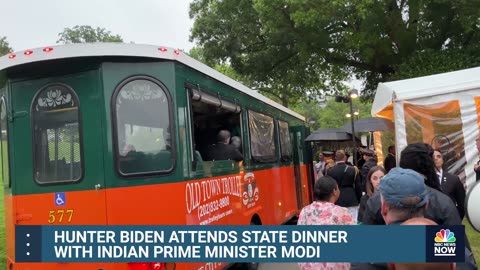 Hunter Biden Spotted At White House State Dinner