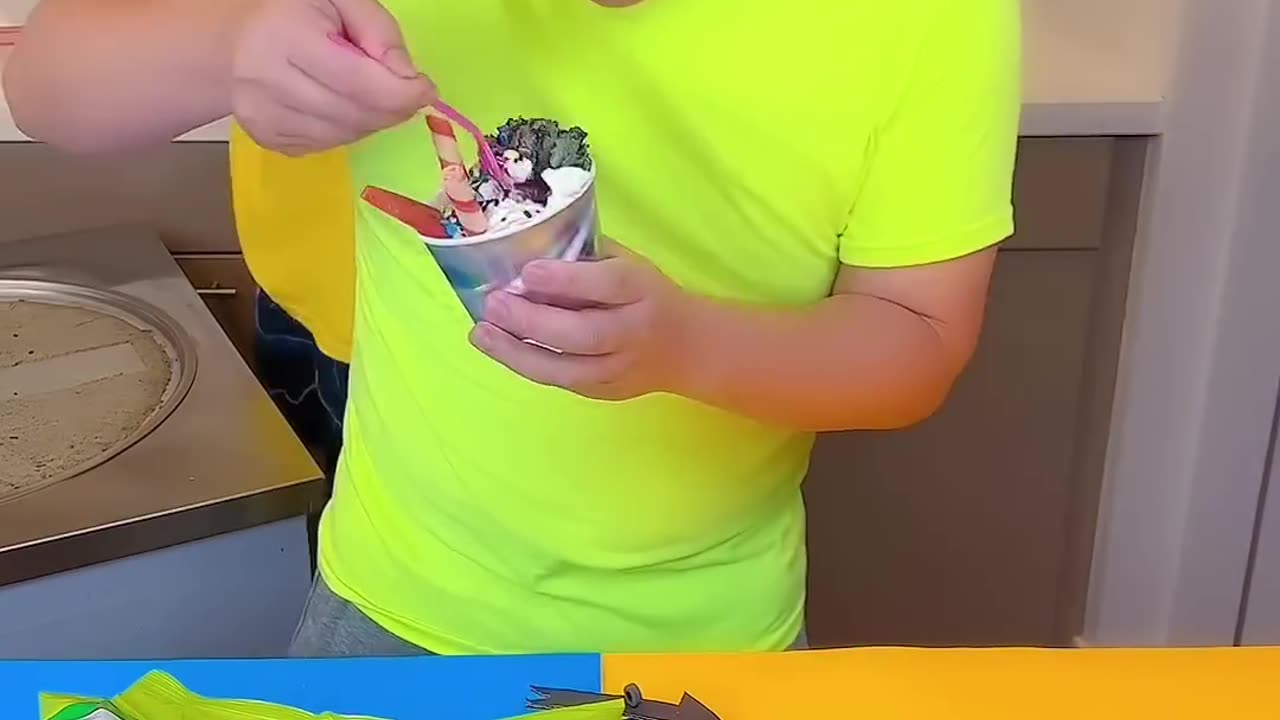 Chocolate cookies ice cream chalenge