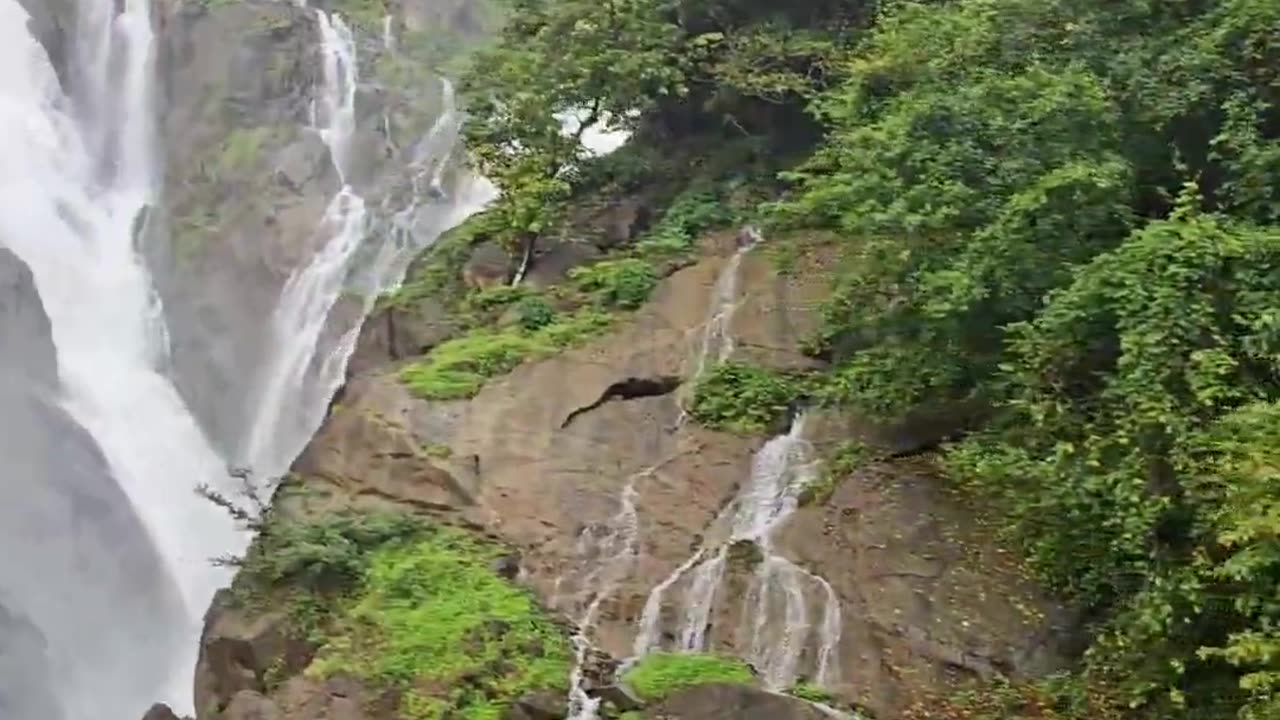 Water falls