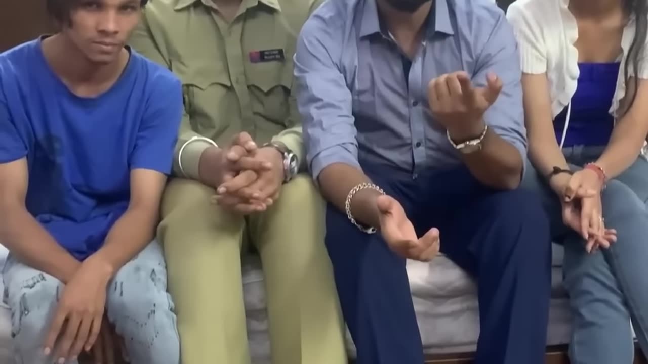 Indian couple caught by police in police in hotel trying to vonvince