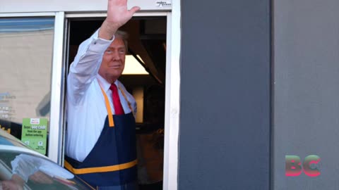 Ding Fries Are Done! Trump works the drive-thru at Pennsylvania McDonald’s