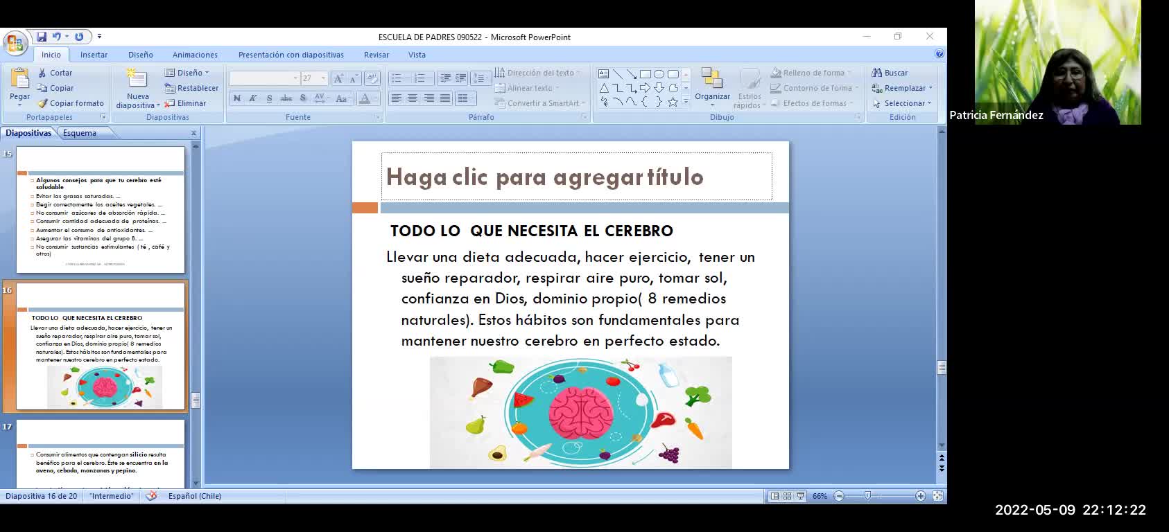 Escuela de Padres - 09 May 2022