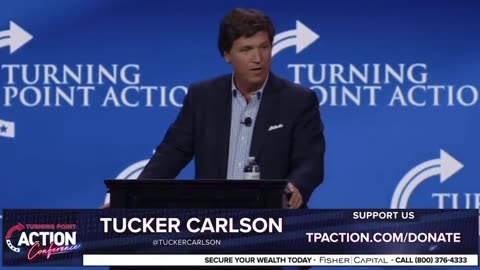 The crowd ROARS for Tucker