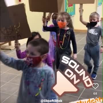 Indoctrination of our little kids in action!