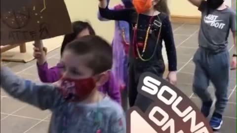 Indoctrination of our little kids in action!