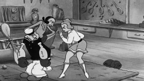 Popeye the Sailor - 1936x09 - Never Kick a Woman