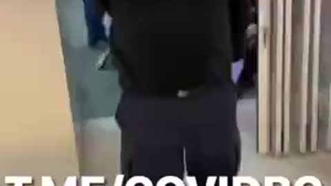 Man couldn't get a few steps out of the vaccination clinic door after his 4th jab.