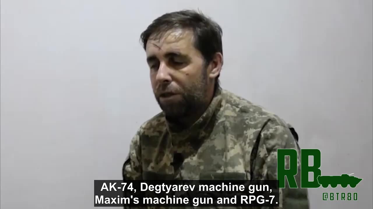 A captured Ukrainian soldier says that mobilized soldiers refuse to participate in hostilities