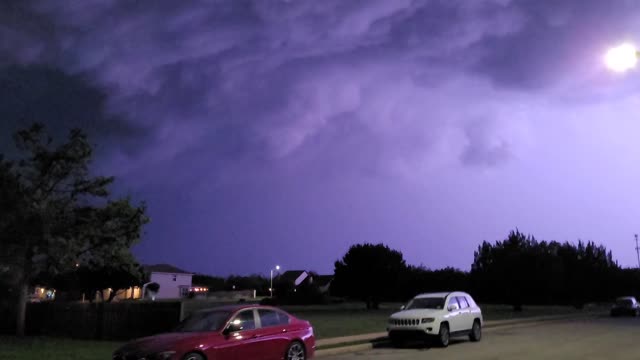 Texas Lightning Summer Thunderstorm