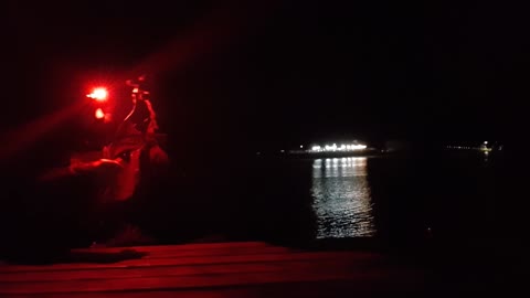 Setting up the Boya lavier microphone for a night vlog. Seaside. 32st Oct 2022