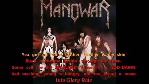 Manowar - Warlord {karaoke in a sick world}