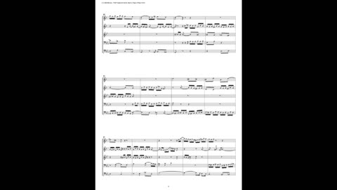 J.S. Bach - Well-Tempered Clavier: Part 2 - Fugue 04 (Brass Quintet)