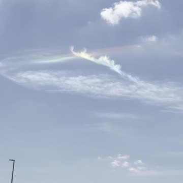 Weird Sky and Cloud Color in Florida