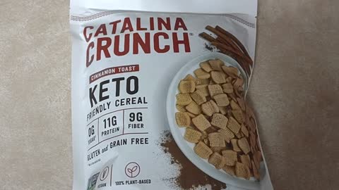 Catalina Crunch no sugar Cereal review.