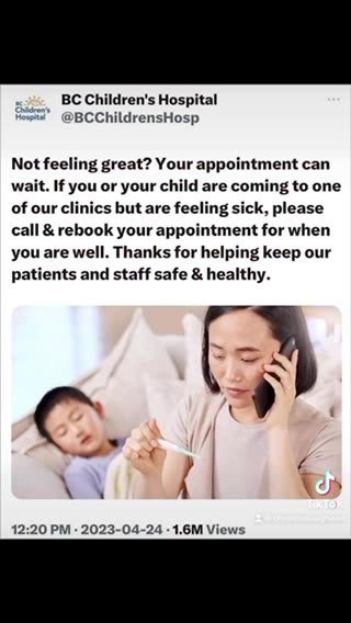 Don’t take your sick kid to the doctor