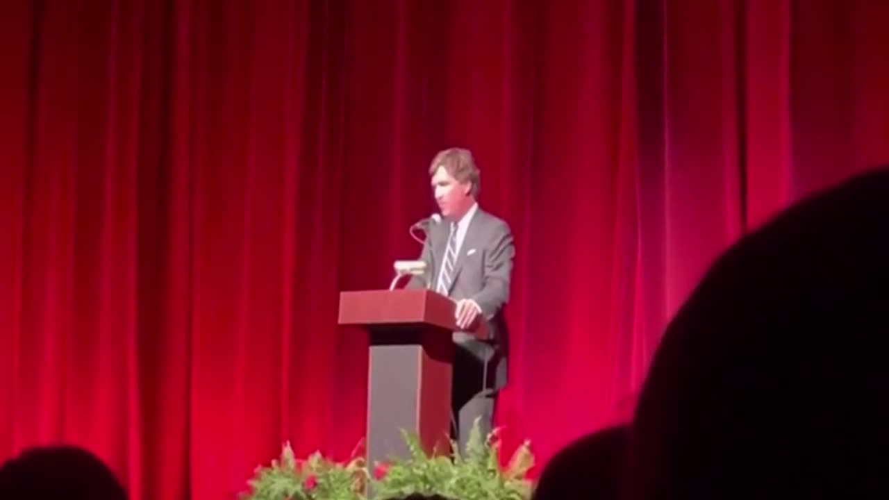 Videos from Tucker's First Public Speech Since Fox Ouster Emerge: 'Sounding Very Candidate-Like'