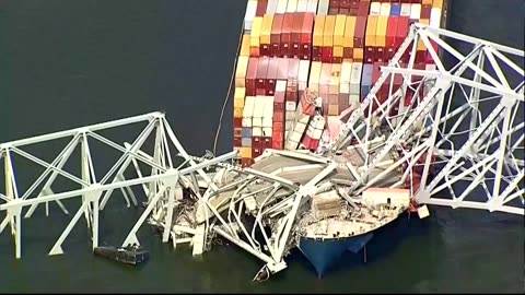 Baltimore bridge collapse after massive cargo ship collision