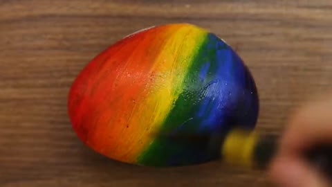 Very Simple & Easy Acrylic Painting on Stone