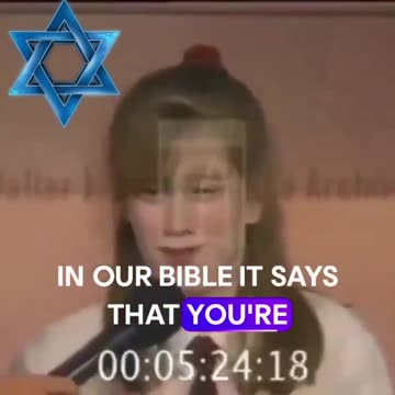 Jewish girl on Jerry Springer “I’m a Jew, & our Bible says that you’re like animals”.